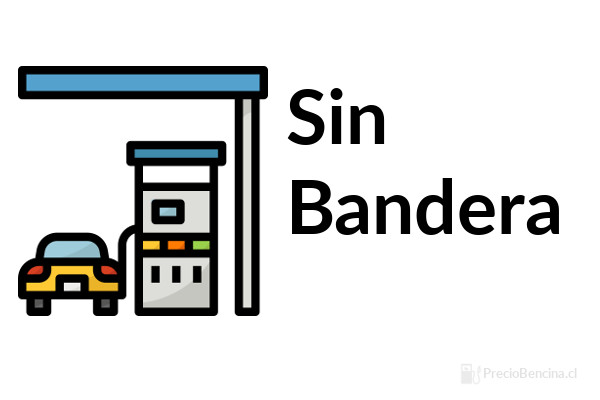 Logo de bencinera marca Sin Bandera